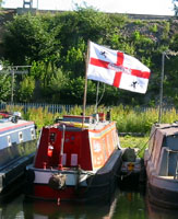 Flag Canal Boat